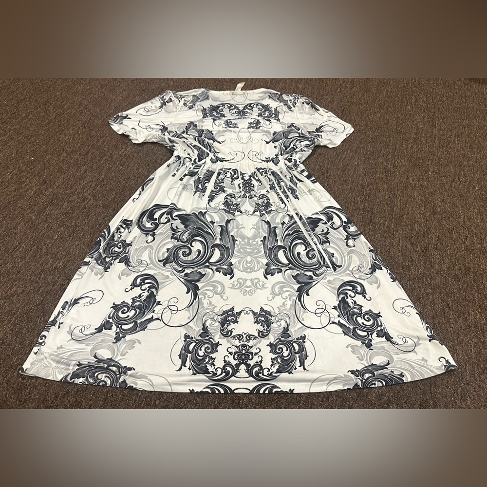 EUC Women's Christinalove  M Try Me Once Love Me Forever Blk white rhinestone